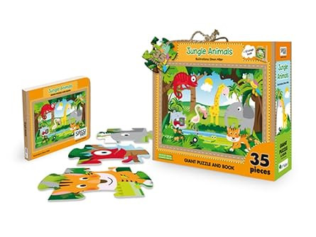 Jungle animals puzzle - animals.,