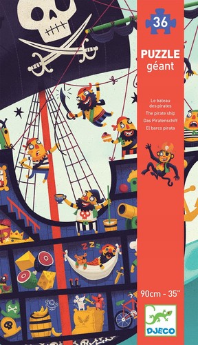 Puzzle nave pirata gigante - nave,