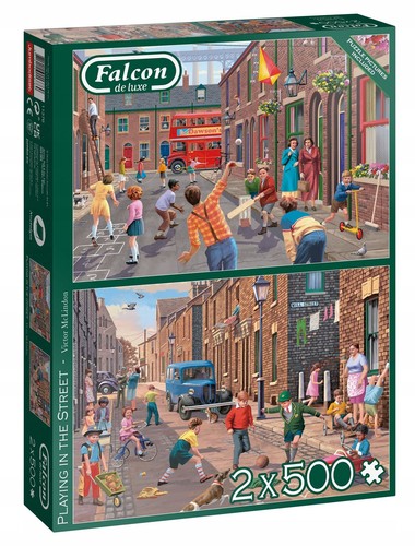 Puzzle jumbo 2x500pz - puzzle,