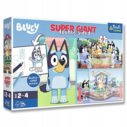 Bluey 15pz gigante puzzle - bluey,
