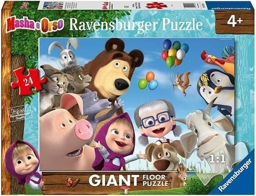 Puzzle gigante masha orso - e, 24