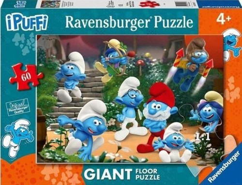 Puzzle gigante puffi 60 - i,