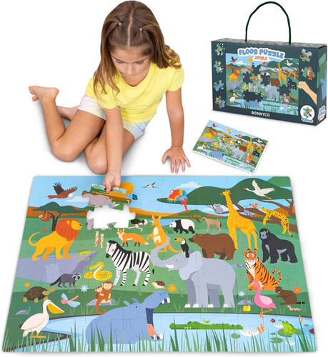 Puzzle bambini xxl - bambini, animali