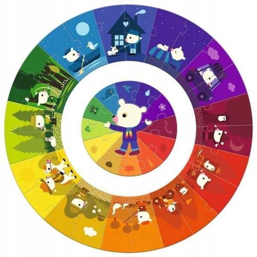 Djeco puzzle gigante colori - puzzle, "colori"