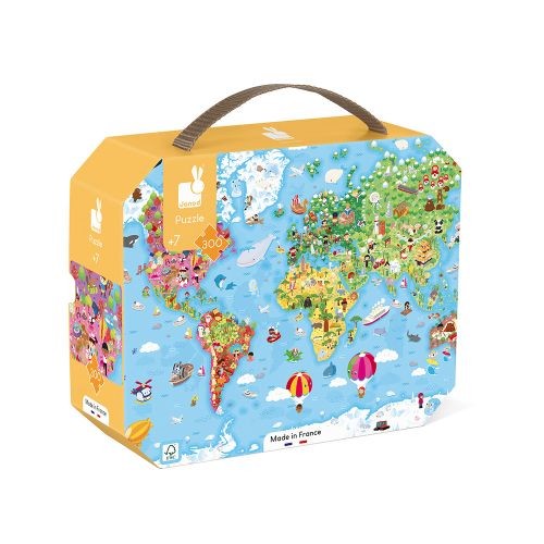 Janod puzzle gigante - puzzle, mondo